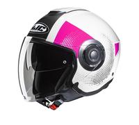 Casco Moto Jet i40N XSSM Bianco,rosa Pyle Mc8