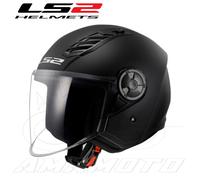 LS2 Airflow L Casco jet, nero, taglia 2XL