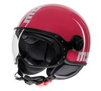 Casco Moto Jet MOMO DESIGN FGTR Classic E2206 Candy Fucsia White