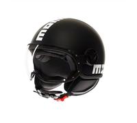 Casco Moto Jet MOMO DESIGN FGTR Classic E2206 MONO MATT BLACK/WHITE