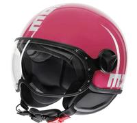 Casco moto jet Momodesign FGTR CLASSIC Candy E2206 Fucsia / bianco (M: 57-58)