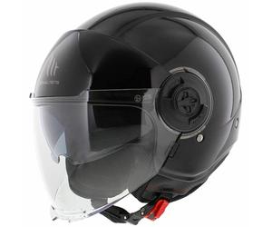 Casco moto jet MT Viale SV S nero lucido XS