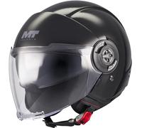 Casco moto jet MT Viale SV S Pure A1 nero XS
