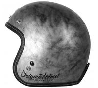 Casco Jet Origine Primo Scacco Argento Uomo XL 61-62cm