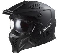 Casco moto LS2 OF606 Drifter Nero solido opaco M