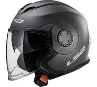 Casco moto LS2 VERSO MATT TITANIUM, Titanium, XS