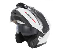 Casco Moto Modulare Acerbis P/J PJ Rider Con Visiera Parasole Bianco Taglia L