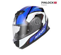 Acerbis Serel, casco flip up XS male Blu/Bianco/Nero/Rosso