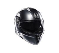 casco modulare agv streetmodular resia - grigio / rosso XXL
