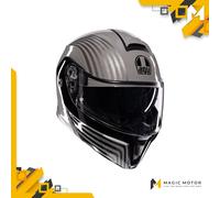 Casco moto Modulare AGV STREETMODULAR Iseo Lucido Grigio - M