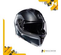 Casco moto Modulare AGV STREETMODULAR Levico Lucido Argento - XXL