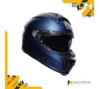 Casco moto Modulare AGV TOURMODULAR SOLID Opaco Blu - XL