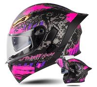 Casco Moto Modulare Apribile Integrato Bluetooth Slot Integrale Flip Up Doppia Visiera Caschi Motocross Modulari Street Bike Omologato DOT ECE per Uomo Donne Casco Modulare Scooter