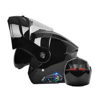 Casco Moto Modulare Bluetooth Caschi Modulari Apribili Omologato ECE Flip Up Casco Moto con Doppia Visiera Adulti Donne Uomini Casco Integrale con Microfono per Risposta Automatica