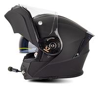 Casco Moto Modulare Bluetooth IIntegrali Caschi Apribili e Modulari per Moto con Doppia Visiera Parasole,ECE/DOT Omologato Modulare Flip Full Face Moto Casco
