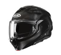 Casco Moto Modulare HJC F100 Carbon Black Lucido 190430
