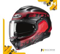Casco moto Modulare HJC F100 HETAL MC1SF - XS
