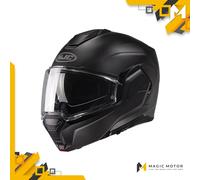 Casco moto Modulare HJC i100 SOLID SEMI FLAT BLACK - XXL