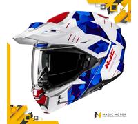 Casco Moto Modulare HJC i80 XL ROKI Bianco Lucido