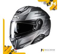 Casco Moto Modulare HJC i91 S DUSK Argento Opaco