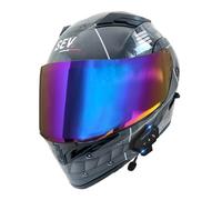 Casco Moto Modulare Integrato Bluetooth Caschi Apribili E Modulari Approvato DOTECE Casco Integrale Apribile Elmetto Integrali Con Doppia Visiera Con Altoparlante E Microfono Z-3,M:57-58CM