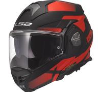 Casco moto modulare LS2 FF901 Advant X Nova nero opaco-rosso XL