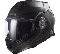 Casco moto modulare LS2 FF901 Advant X Solid Carbon nero M