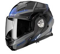 Casco moto modulare LS2 FF901 Advant X Spectrum nero-blu-titanio S