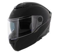 Casco moto modulare MT Atom 2 SV nero opaco massiccio