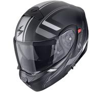 Casco moto modulare Scorpion EXO-930 EVO ARDENS nero-argento opaco XL