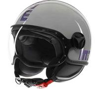 Casco moto MomoDesign jet FGTR CLASSIC E2206 FLIP Blu Fucsia