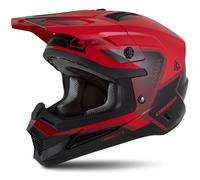 Casco moto motocross da bambino Cassida Cross Cup 2 Napa Pearl Rosso-Viola-Nero L