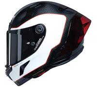 Casco moto NOLAN X-804 RS ASSO DI PICCHE 343 (CHIARO E ARGENTO