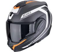 Casco moto pieghevole Scorpion EXO-TECH EVO CARBON COSY nero-arancio opaco L
