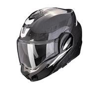 Casco moto pieghevole Scorpion EXO-TECH EVO CARBON ROVER bianco e nero XS