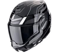 Casco moto pieghevole Scorpion EXO-TECH EVO CONQUER bianco e nero L