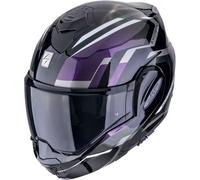 Casco moto pieghevole Scorpion EXO-TECH EVO FURIO nero camaleonte XS