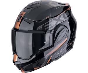 Casco moto pieghevole Scorpion EXO-TECH EVO TRAVELLER nero-rame XL