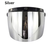 Casco Moto Retro Aperto Con Visiera A Schermo Intero E Lente Flip Up Universale