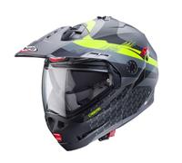 Casco moto ribaltabile Caberg Tourmax X Sarabe Matt Gun Metal/nero/giallo