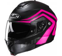 Casco moto ribaltabile HJC C91N Nepos MC8SF nero e rosa L