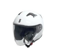 OJ Casco Jet Scatto per moto e scooter Bianco XS