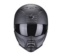 Casco Moto Scorpion EXO-COMBAT II Miles (Nero Opaco-Silver) Taglia: M (57)