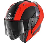 Casco moto Shark EVO ES ENDLESS Mat OKK, Nero/Oroange, XS