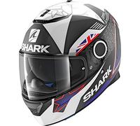 Casco moto Shark SPARTAN REDDING MAT KBW, Nero/Blu, XL
