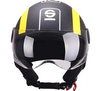 CASCO MOTO SPARCO SP601 NERO/GIALLO TG.L