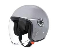 Casco Moto, Traspirante Casco Scooter Con Visiera, Cascos Di Sicurezza Anti-Collisione, Caschi Con Visiera, Per Adulti Circonferenza Massima Della Testa 65cm