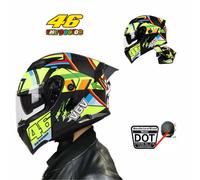 Casco Moto Valentino Rossi 46 Apribile Modulare MotoGp Grafica Certificato DOT
