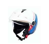 Casco Moto e Scooter OJ - ADV WHITE/RED/BLUE (S)