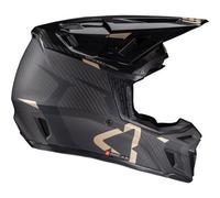 CASCO MOTOCROSS 9.5 CARBON IN CARBONIO CON MASCHERA INCLUSA LEATT 1025100103 ...